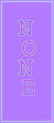A gif I use to indicate there's no associated sprite here. Animation: It's mostly purple with the word 'NONE' arranged vertically and moving around with 3 frames of animation.