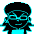 It's a small sprite of MZD's head as an icon that appears on the character select screen. It's the extact same version of the sprite used for the 'chara pop' mod, albeit slightly cleaned up.