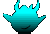 the other chara pop mod asset. It's a small sprite of MZD's shadow. It's colored cyan gradient into black.