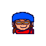 the chara pop mod asset. It's a small 16-bit sprite of MZD's head with the corresponding outfit.